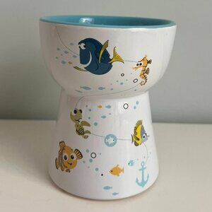 Finding Nemo Ceramic Cat Bowl Tall Chewy Ceramic Food Water Disney